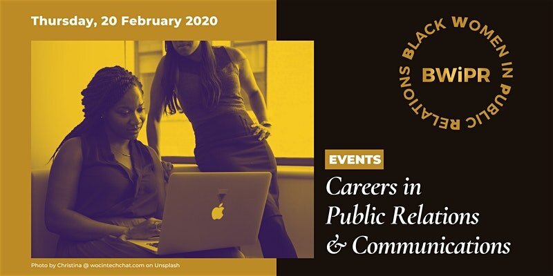 ronkelawal's tweet photo. If you're interested in a career in public relations join @blackwomeninpr at their free event on February 20th where we'll be discussing how to enter the PR Industry.
I'll be facilitating the panel conversation.
https://t.co/jcbT3RLDKY https://t.co/12rnkXxvu3