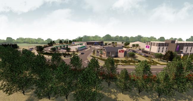 £10m Borders Gateway Development #Tweedbank, #Galashiel to include a new 71 bed Premier Inn hotel with a ground floor cafe/bar.
Project ref:12347182   ow.ly/OFY650ycUR5

(Image source: Border Telegraph)