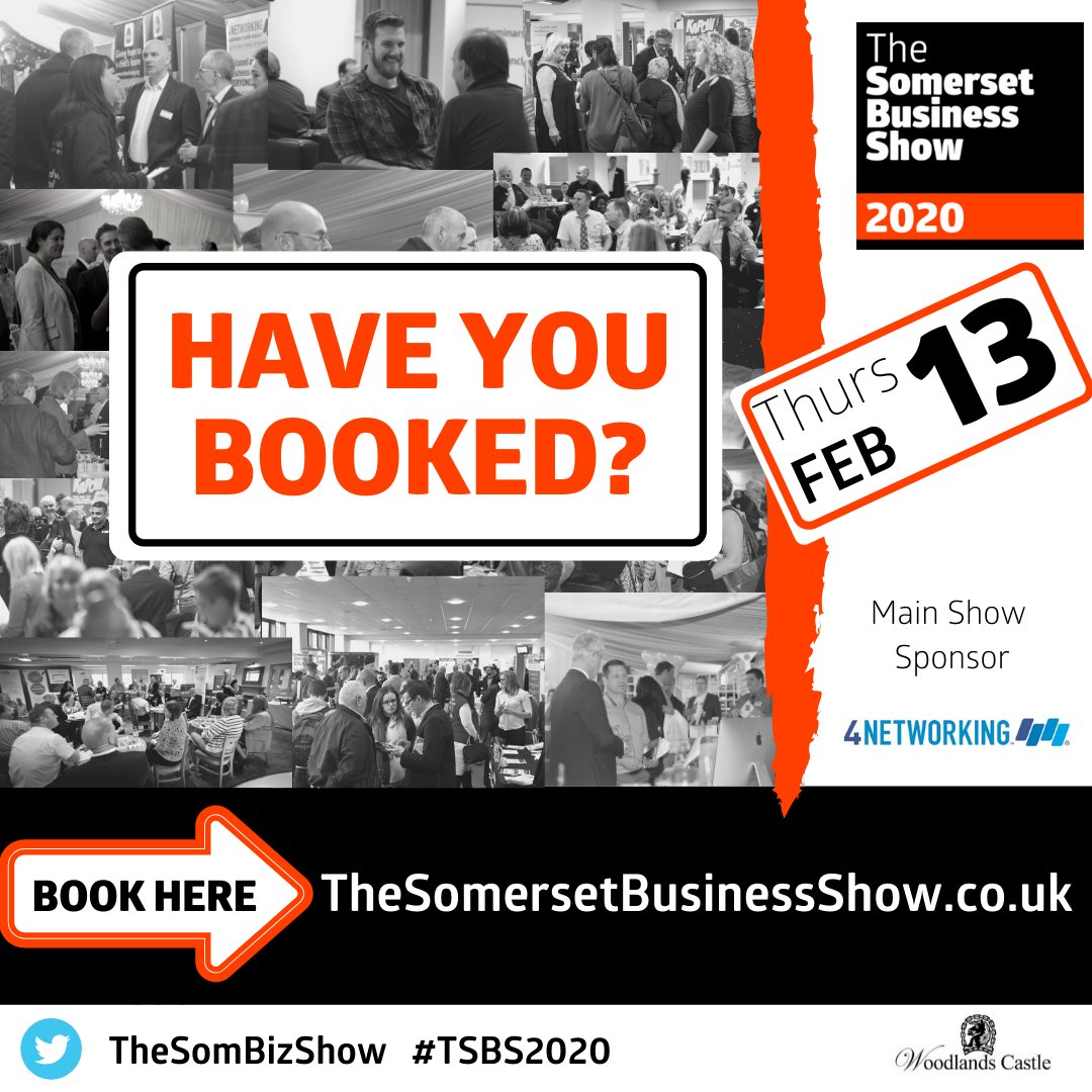 Have you booked your ticket for <a href="/SomBizShow/">SomersetBusinessShow</a> ? We are exhibiting this year! Come along and say hello.