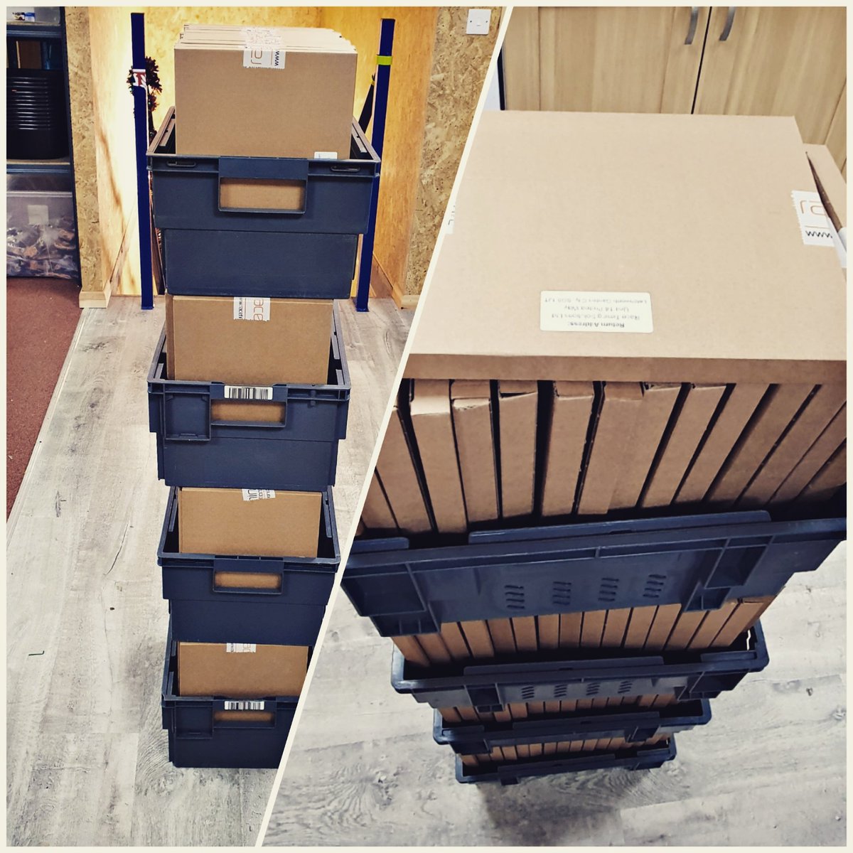 Race packs soon to go out to all the lucky and generous people taking part in the <a href="/GreatOrmondSt/">Great Ormond Street Hospital for Children</a> #GOSH #walkietalkietower #stairclimb on the 29th of Feb.
#charityevent