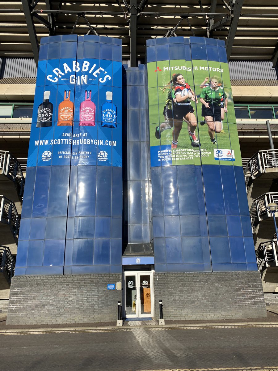 New Crabbies pillar graphic at BT Murrayfield.
If it’s half as good as the ginger beer it’ll be a belter!
Roll on the 6 Nations!
<a href="/CrabbiesUK/">Crabbie's Alcoholic Ginger Beer</a>  <a href="/Scotlandteam/">Scottish Rugby</a>