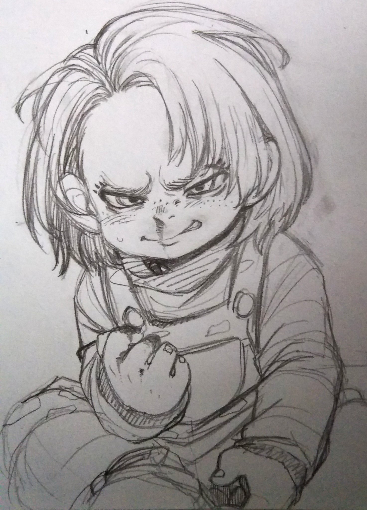 セン W 依頼1件受け中 Twitterren 今日1日具合が最悪なのも あってか全然 デジタル作業出来ませんでした W 大人しくネットで購入した チャイルド プレイ2 を 観賞してました センの兄弟的に