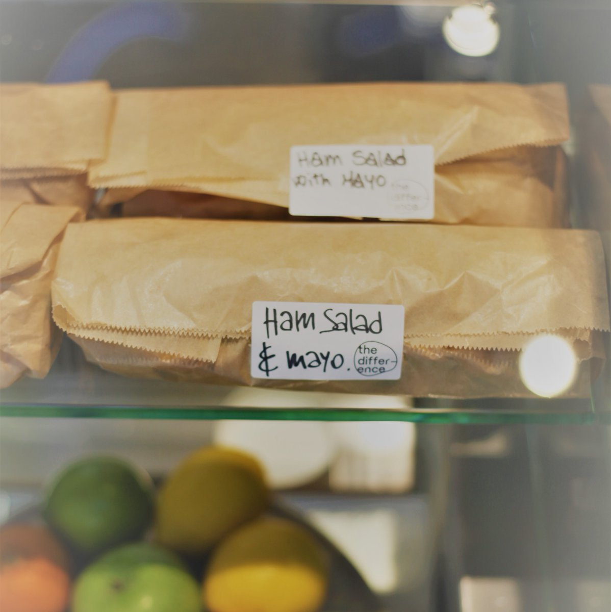Don't have time for a leisurely lunch? Come get a grab and go sandwich thats been freshly made this morning! #spotthedifference