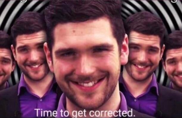 Time to get corrected