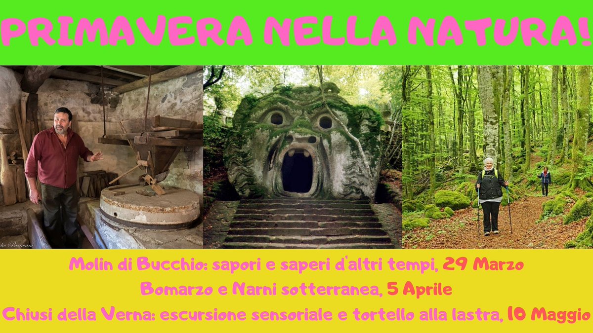MisteroneViaggi's tweet photo. 🍀 Primavera: tempo di gite nella natura! 🌹 Una bella immersione nella natura per svegliarci dal letargo invernale! Gite con accompagnatore e partenza da Rimini / Savignano. Visita il nostro sito: https://t.co/TxwTEZKtMD. Per info: 054129632, ilaria@misteroneviaggi.com https://t.co/amvIHdCIgp