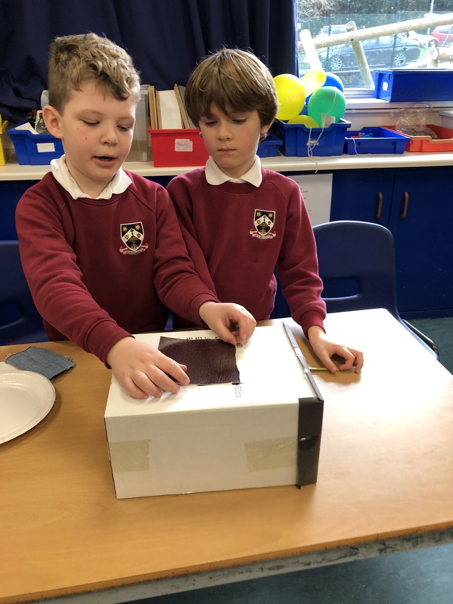 StColumbasLPrep's tweet photo. #SCCPrep2 understanding the difference between transparent, translucent and opaque materials. Which material will we use for our curtains? #SCCScience #SCCPrep https://t.co/xT465WzEe1