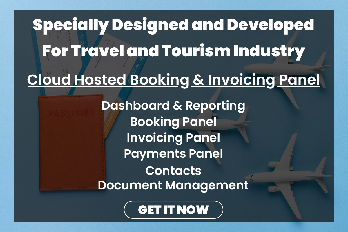 CodeDesk's tweet image. Our 100% cloud-hosted booking &amp;amp; invoicing panel is a complete solution for the travel and tourism industry. 
 contact us at hello@code-desk.com
#cloudsolution #travelandtourism #booking #invoicing #centralisedsolution