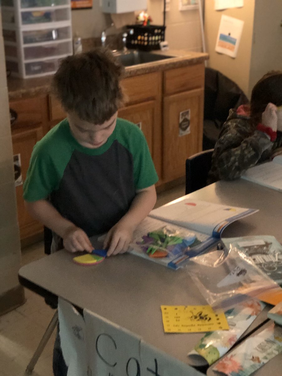 Valentine_3rdGr's tweet photo. We started our fraction unit today! This is one of my favorite units to teach. @McIntireElem https://t.co/C6HxnLe8fR