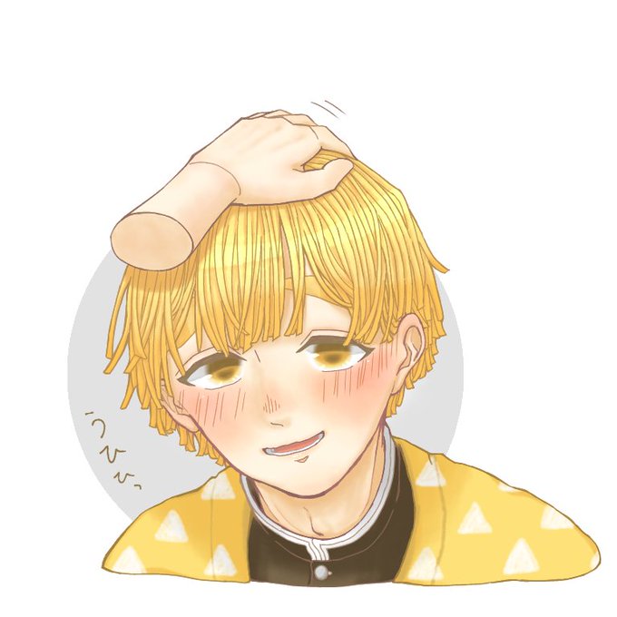 りょわさんがTwitterに投稿した我妻善逸(鬼滅の刃)のイラスト。