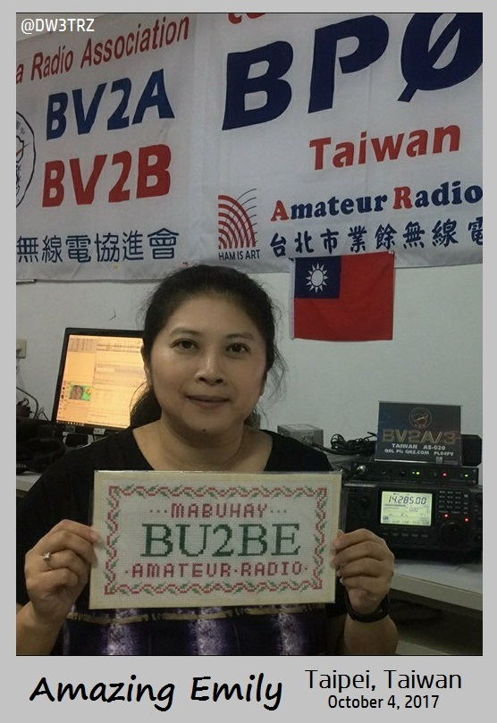 ThreezaDW3TRZ's tweet photo. Amazing EMILY YANG #BU2BE #Taiwan
#WomenOnTheRadio #ChinaRadioAssociation
#BV2A #BV2B #CRA #BP0A #AmazingYoungLadies #FriendshipAroundTheWorldTruHamRadio #YLsOnTheRadio #MabuhayDXstitch #HamChicksRule
#HamRadio #AmateurRadio #YLs #IOTA #DXPhilippines #YoungLadiesLoveHamRadio https://t.co/dHikmijIDD