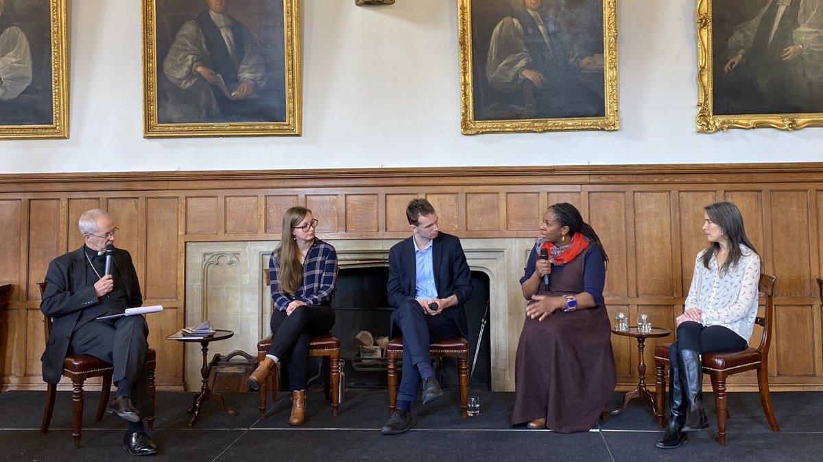 churchofengland's tweet photo. Archbishop @JustinWelby is chairing a #LiveLent discussion with experts on caring for God’s environment. 

The panel includes @ruthvalerio, Natalie Davies, @AllieAngus6 and @RJM_clim. 

Find out more at https://t.co/9to6sAGv7O. https://t.co/5ZH1TeXsy6