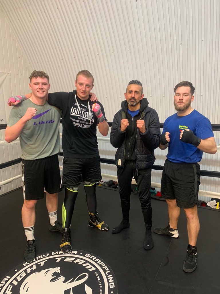 Great to be back at it👍🏻 , working hard, Camp in full swing! - Great Spar with these Lads yesterday❗️🥊 #March21st #Yorkhall #thekid #QPRfam #Boxing #Professionalboxer