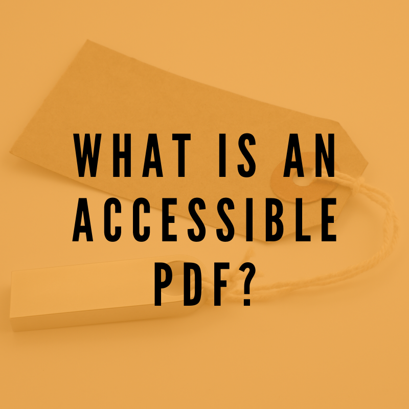 connecttodesign's tweet photo. You may be wondering, what is an accessible PDF?
An accessible PDF works with assistive technology such as a screen reader to allow print impaired people to access the content that a PDF is displaying.
#ConnectDesign #Accessibility #AccessiblePDFs #Transcription https://t.co/vBunkFa1Qk