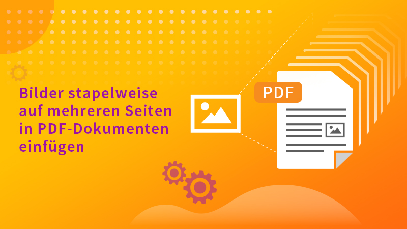 So können Sie Bilder stapelweise auf mehreren Seiten in PDF-Dokumenten einfügen bit.ly/2OsyFXr