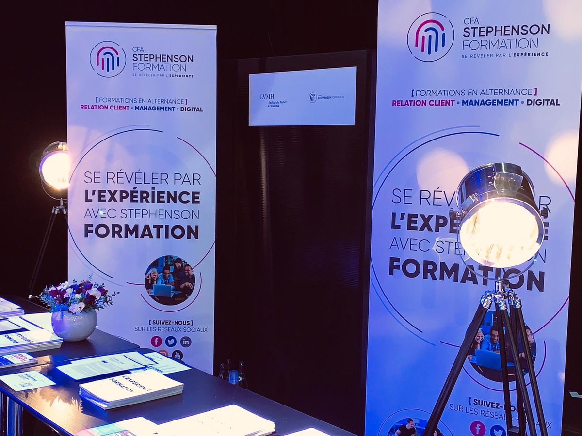 StephensonForm's tweet photo. En direct de la 5ème édition du Village de l’Institut des Métiers d’Excellence @LVMH à l’Espace 93 de Clichy-sous-Bois de 13h à 17h30
#IMELVMH #LVMHtalents @lebonmarche @grandeepicerie @CproStephenson #formation #alternance #apprentissage #commerce #vente #excellence https://t.co/ItXhvMBHaD
