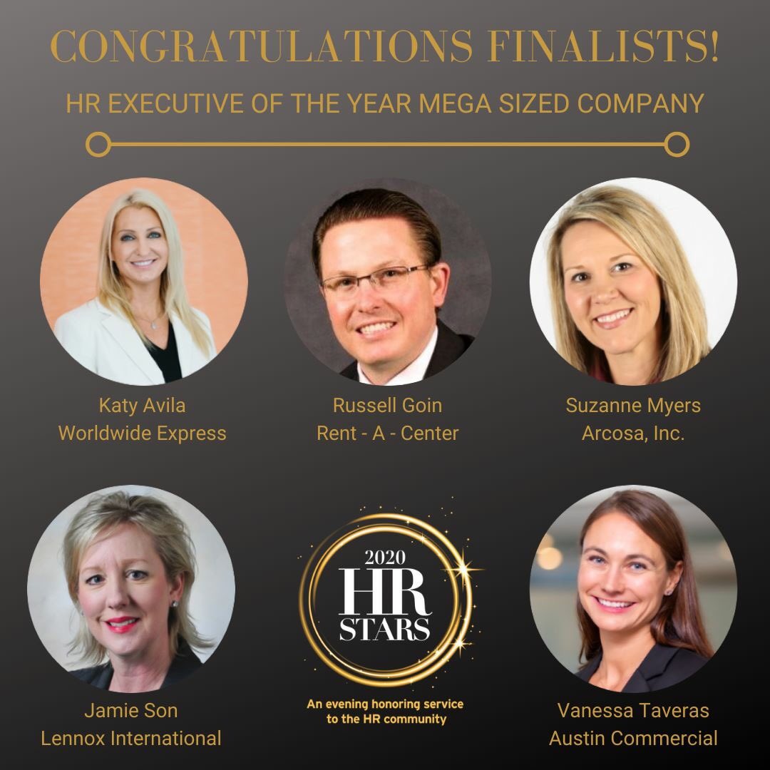 BruceWaller's tweet photo. This is @DallasHR #HRStars week. Congratulations to all of the “Executive of the Year” finalists. Look forward to seeing you at the Gala on Saturday! @TexasSHRM https://t.co/smp5G9lw8F