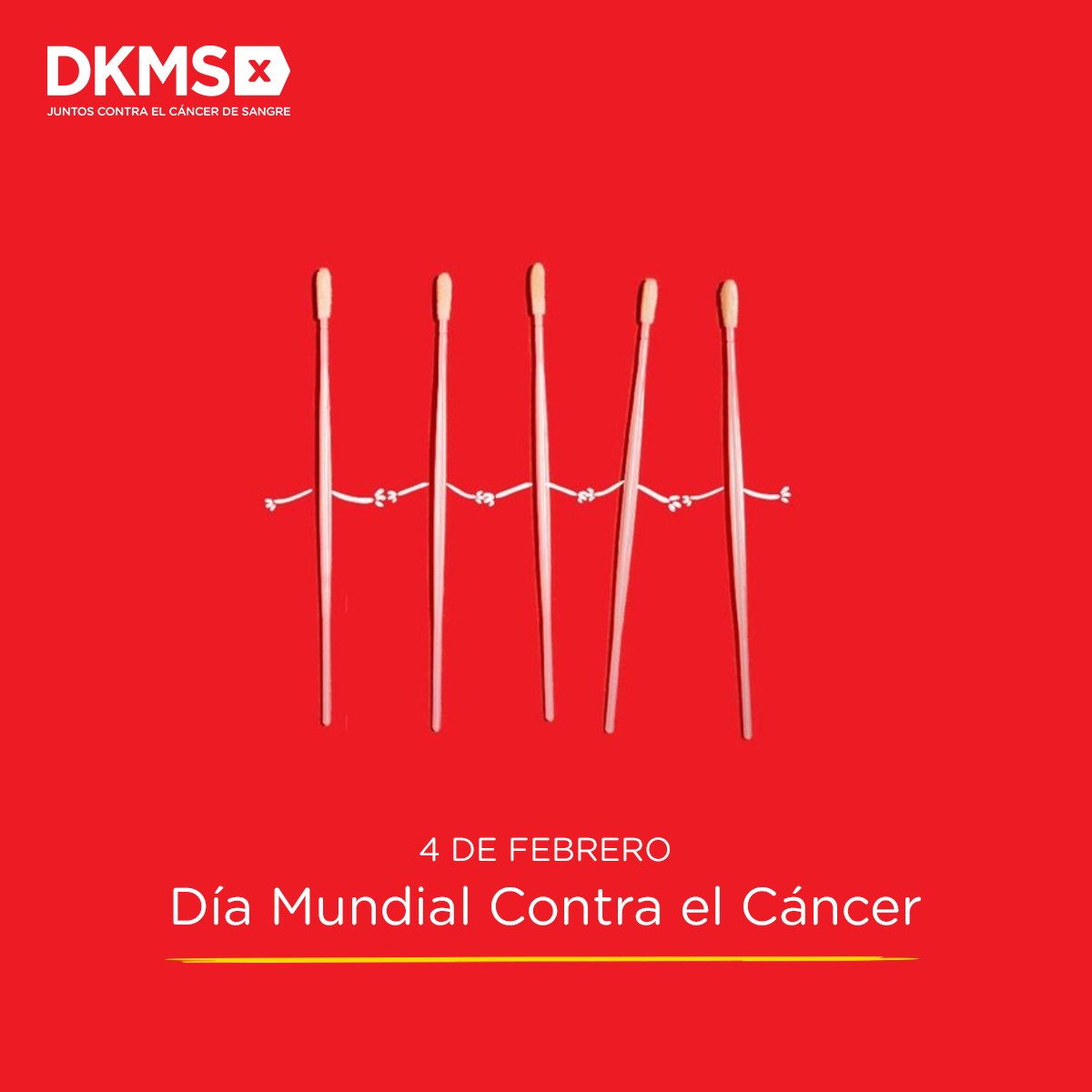 DKMS_cl's tweet photo. Hoy es el #DíaMundialContraElCáncer y por eso queremos invitarte a continuar luchando juntos. Tú puedes entregar una segunda oportunidad de vida a alguien que lo necesita, regístrate hoy en https://t.co/fYFtty1LiC y sé parte de un historia de esperanza.
#DKMSChile #DonaVidaEnVida https://t.co/AstDxfkQte