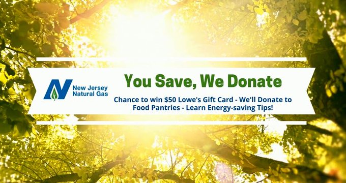 NJNaturalGas's tweet photo. Help us reach our goal of donating up to $10,000 to @FulfillNJ &amp; @InterfaithFood! Click the link to see how you can be entered to win a $50 Lowe's gift card and give back to the community. https://t.co/21vUrmI3as 

#MonmouthCounty #OceanCounty #MorrisCounty #NJ #njcommunity https://t.co/Nr3qqTLoUX