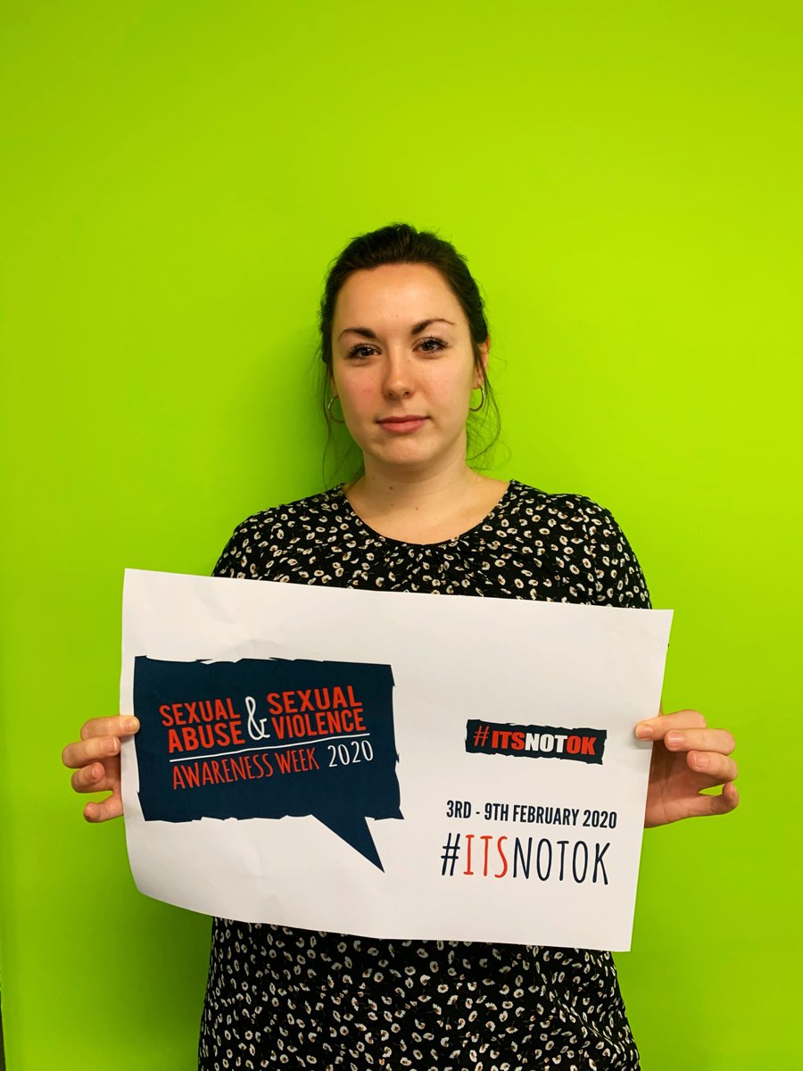 From our @BBK_Abuse_Team,  @tanith_jones says, '#ItsNotOk to ignore survivors of #sexualabuse and #sexualviolence. Their voices must be heard! We must create safe spaces'. @itsnotok2020

#ItsNotOk2020 #SexualViolenceAwarenessWeek