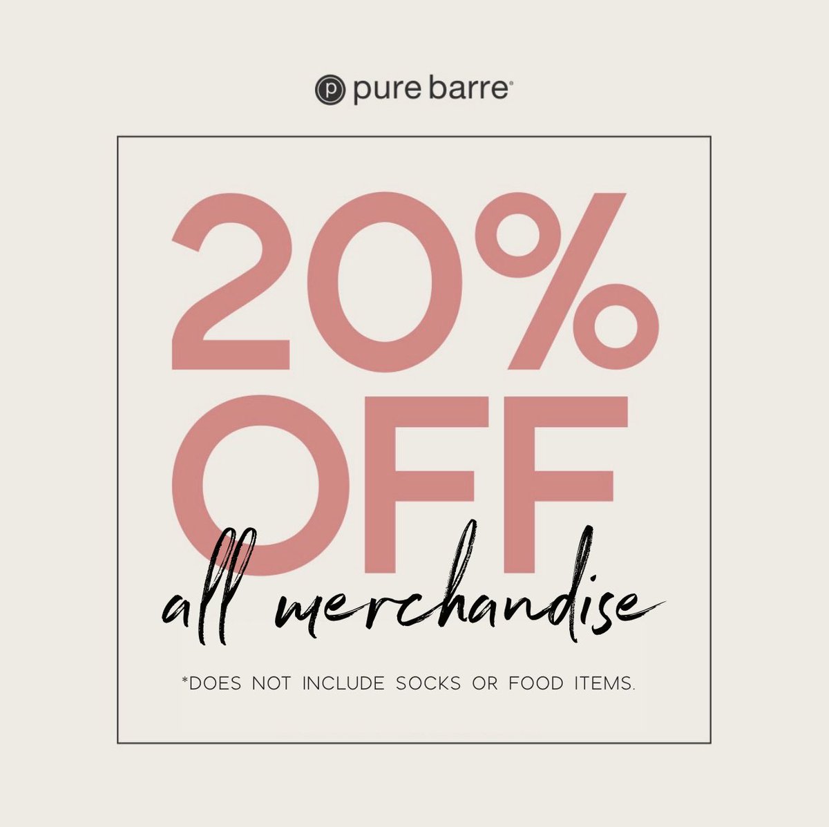 Enjoy 20% off all full-priced retail through Sunday! Treat yourself to a new outfit by Lululemon, Beyond Yoga, ALO + more✨