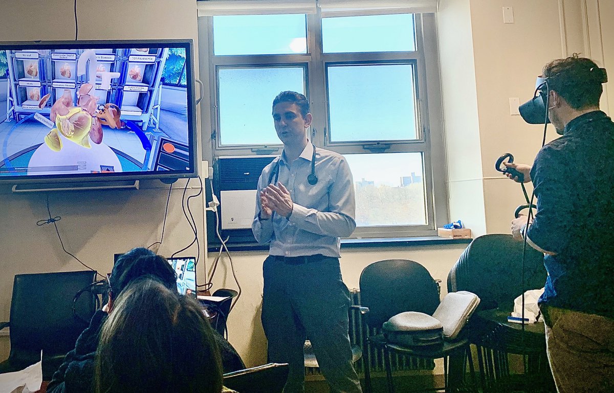 MontefiorePeds's tweet photo. Our cardiology fellow at #CHAM @DrBabyHearts giving a great visiting lecture on artificial simulation at #JacobiPeds celebrating #HeartMonth! #CHAM_Heart @MontefioreNYC https://t.co/oToG0vpdaJ