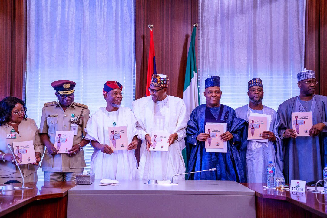 raufaregbesola's tweet photo. President Muhammadu Buhari (@MBuhari) today launched the Nigeria Visa Policy (NVP) 2020 at the State House.

The objective of the NVP 2020 is to strengthen Nigeria’s position as a key economy in Africa by attracting more Foreign Direct Investment (FDI) into the country’s economy https://t.co/J6Vz61fC0u