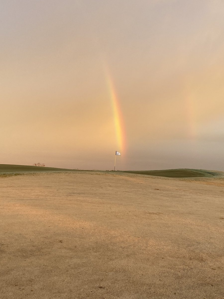 Beautiful start to the day at Cateechee. Maybe a pot of gold!