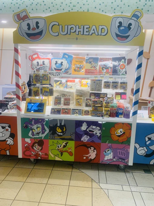 CUPHEAD3番目に弱いボスのキーホルダーが当たりました 