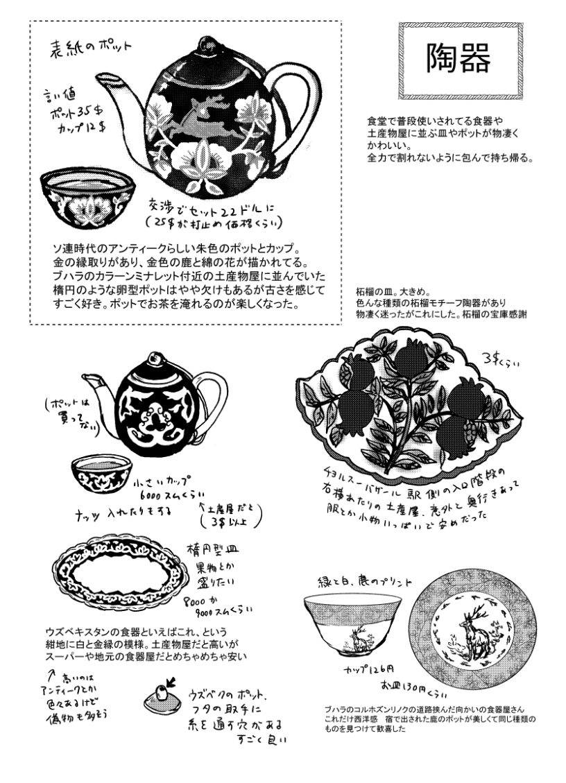 ウズベキスタン旅まんがサンプル③ 