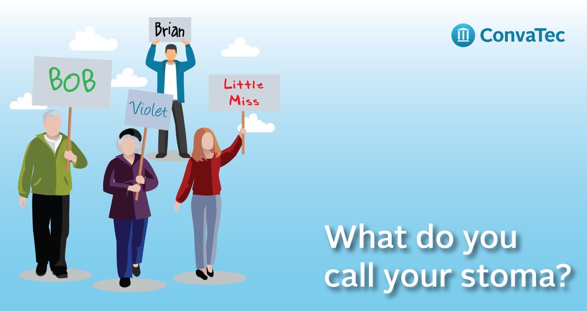 ConvatecStomaUK's tweet photo. Do you have a name for your #stoma? If so, we'd love to know!
Let us know in the comments below!
#StomaNames https://t.co/IicRIzC9wb