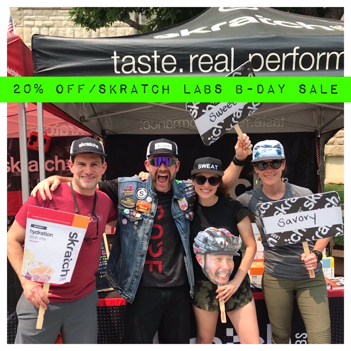 the_tiki's tweet photo. When Skratch Labs turns 8, we celebrate! 20% off all @SkratchLabs goodness... all.week.long at @BloomingtonCycl & on https://t.co/0IsQeJUmxc ..., stock up NOW & let’s get to training! #skratchlabs #skratchlete #skratchthesummit https://t.co/wgVOAwy0GE