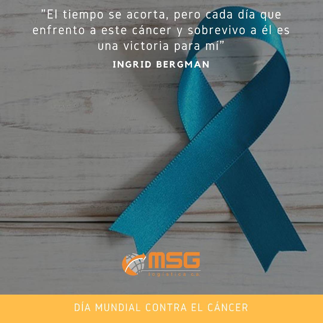msglogistica's tweet photo. Es momento de prevenir y tomar conciencia para vivir y ganarle la batalla a está terrible enfermedad.

Hoy nos unimos al #DiaMundialContraElCancer

#MSGLogistica

#TRANSPORTE #Logistica #Internacional #Mundo #Servicio #Envio #Aduana #Carga #Almacen #work #working #job #office https://t.co/KYox4zVQJk