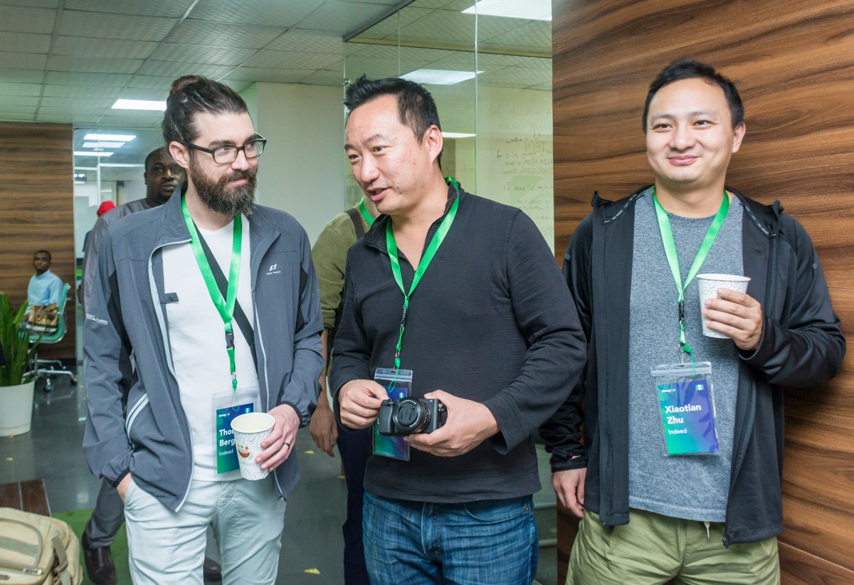 DecagonIns's tweet photo. ⚡️Next was a tour of DecagonHQ. During the tour, the @indeed team connected with our #Decadevs and other members of our team.
#IndeedAtDecagon https://t.co/ZmZDxfZzka