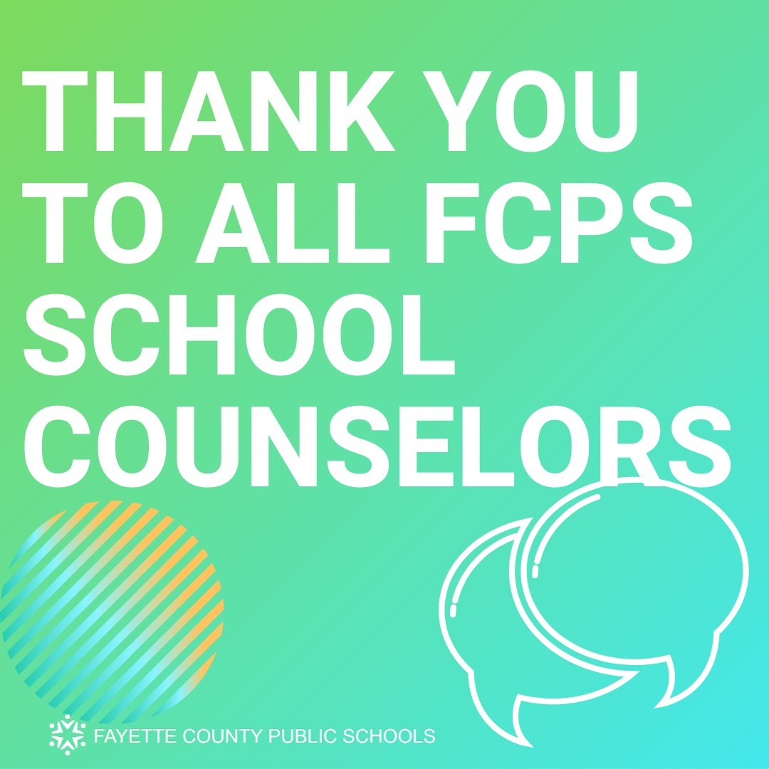 FCPSKY's tweet photo. School counseling programs are an integral part of the educational process that enables all students to achieve success in school and in life. We are lucky in FCPS to have so many amazing counselors that help our students succeed. #ExcellentSupports https://t.co/2Sw6KzfXbB