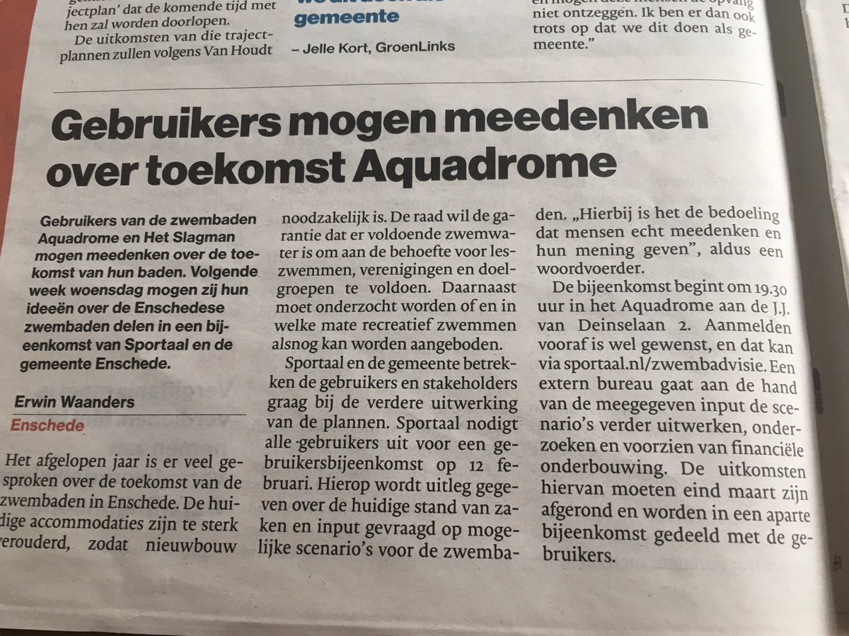 Hier liggen de kansen voor het #EnschedeAkkoord en <a href="/WijkrdStadsveld/">Wijkraad Stadsveld</a> <a href="/WijkBothoven/">Wijkraad de Bothoven</a> <a href="/dglanerbrug/">Dorpsraad Glanerbrug</a> <a href="/WijkZuidOost/">Wijkraad Zuid-Oost</a> <a href="/ManuelaBosscha/">wijkraad W-Boswinkel</a> <a href="/WijkraadPathmos/">Wijkraad Pathmos</a> <a href="/EnschedeCentrum/">Stadsdeel Centrum</a> #raad053 <a href="/EnschedeAnders/">EnschedeAnders</a>