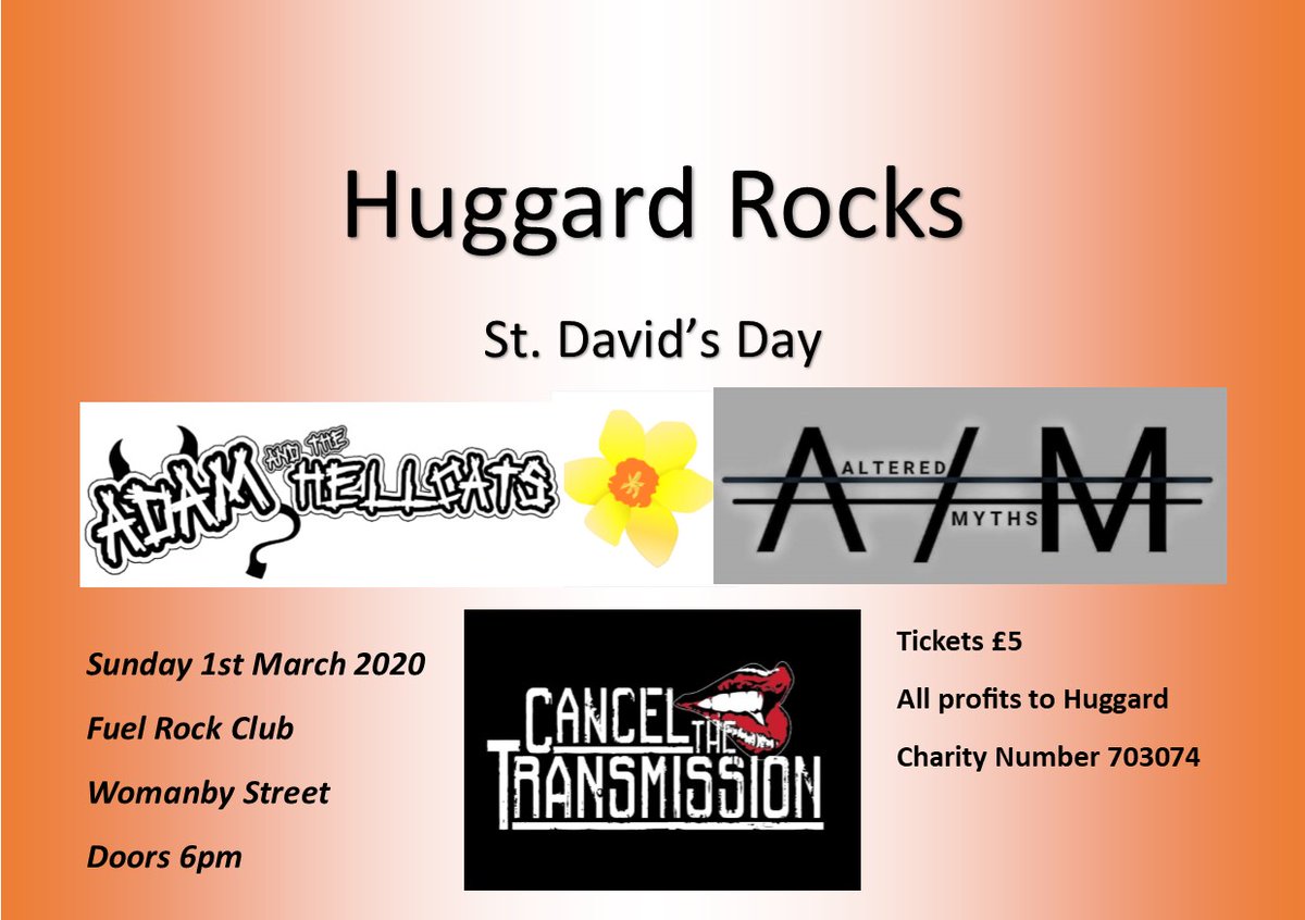 HuggardCentre's tweet photo. You wanted more - so let us entertain you again with Huggard Rocks on St David's Day! #WeAreHuggard #WeAreRocking @AndTheHellcats @FuelCardiff https://t.co/SH32u8LIk5