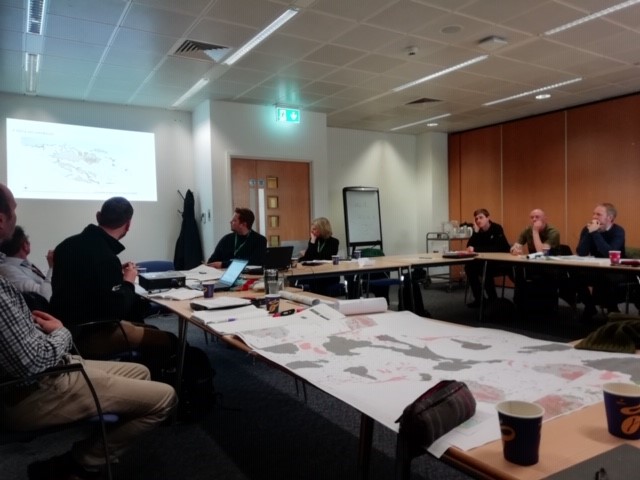 NEThamesSolent's tweet photo. Taking forward the pledges in the #ColchesterDeclaration. Andy Smith, Area Manager for NE Thames Solent @NE_Thames joins Matt Heard @NESouthWest &amp; NE CEO @MarianSpain to meet with the South West @AONBFamily discussing action underway &amp; considering potential for the South East https://t.co/Hek2HbwSk8