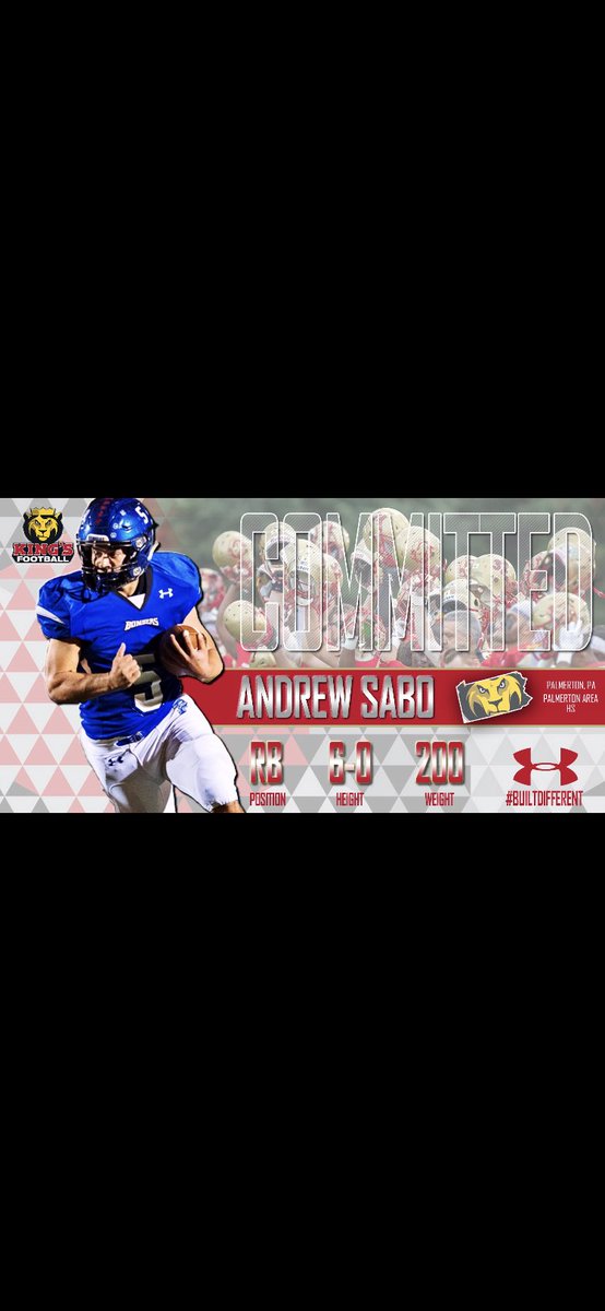 Andrew Sabo (@andrewsabo05) on Twitter photo I’m excited to say that I am 100% committed to Kings College🦁<a href="/jeff_knarr/">Jeff Knarr</a> <a href="/CoachDops/">Jacob Dopsovic (Dops)</a> I’m excited to say that I am 100% committed to Kings College🦁<a href="/jeff_knarr/">Jeff Knarr</a> <a href="/CoachDops/">Jacob Dopsovic (Dops)</a>