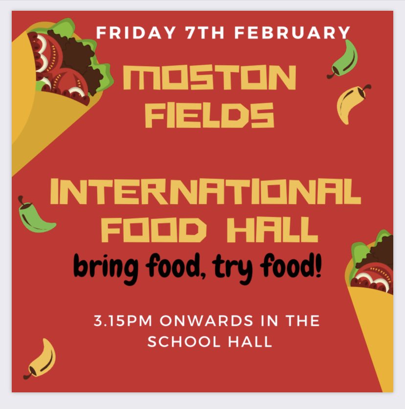 Food donations needed for @MostonFieldsPS Proud to Be food hall Fri 7th 3.15pm- come along and join in! #community #together #foodsharing