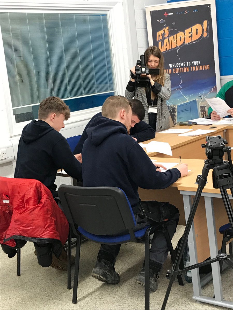 JTLTraining's tweet photo. We're delighted That's TV - Oxford have come to film and interview our JTL electrical and plumbing apprentices at our Oxford training centre! 🎥 🎬
@SouthMidlands #JTLTraining #NAW2020 #NationalApprenticeshipWeek https://t.co/ubH7Q08Cuv