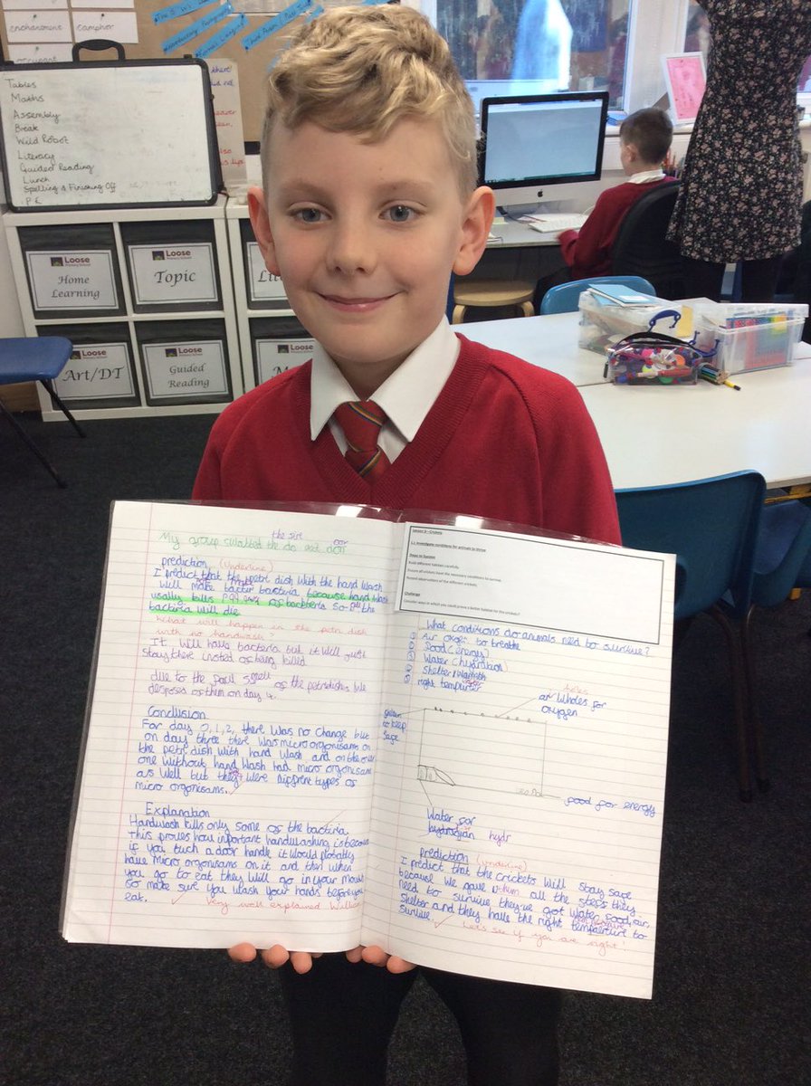 LoosePrimary's tweet photo. Outstanding science explanations from Year 4 in Ruby Class. @Empiribox #usehandwash https://t.co/L9t4vI0vJZ