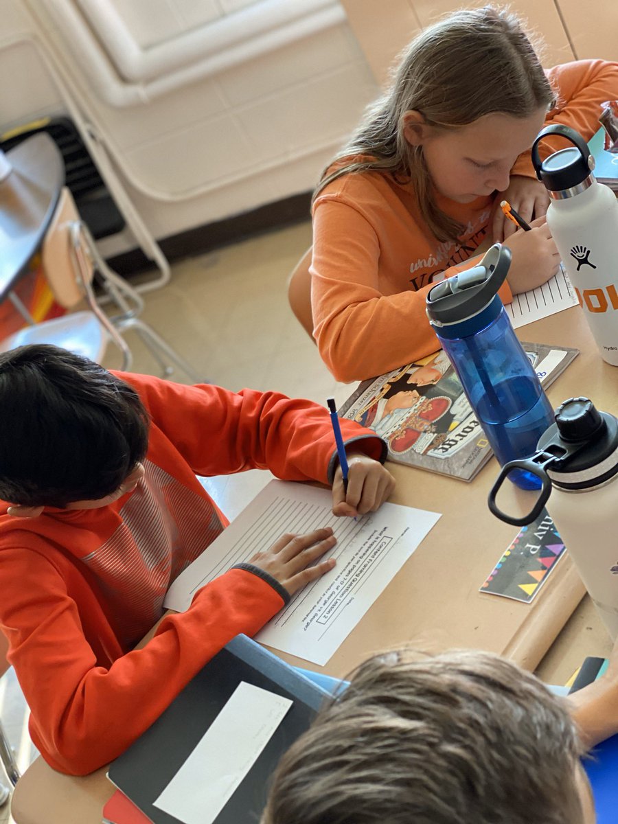 Putting reading and writing together! Love seeing my students so engaged with what they are reading and writing as well as making the connections! @co_sumner #witandwisdomela #writingcommmunity #readingcommunity