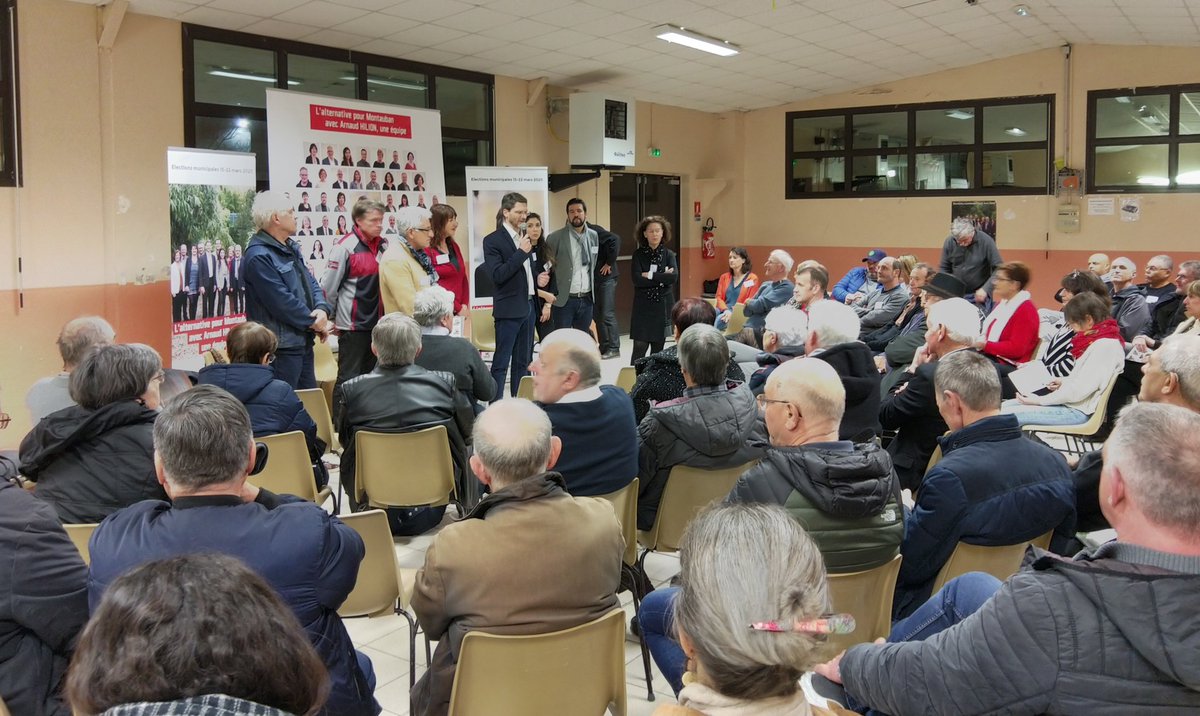 OF82's tweet photo. Salle bien garnie à Fonneuve pour L'Alternative pour Montauban avec @ArnaudHilion 👌
Une dynamique autour d'un rassemblement sur des valeurs et un projet global sur les mobilités des montalbanaises et des montalbanais !
@PourMontauban https://t.co/5enRSfRiOr