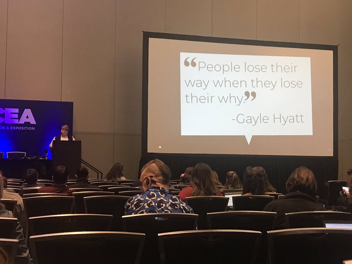 melissaeverhart's tweet photo. The amazing Jennifer LaGarde presenting on video and media literacy kicks off the conversation with my new favorite quote! #TCEA https://t.co/6oQIEzzJys