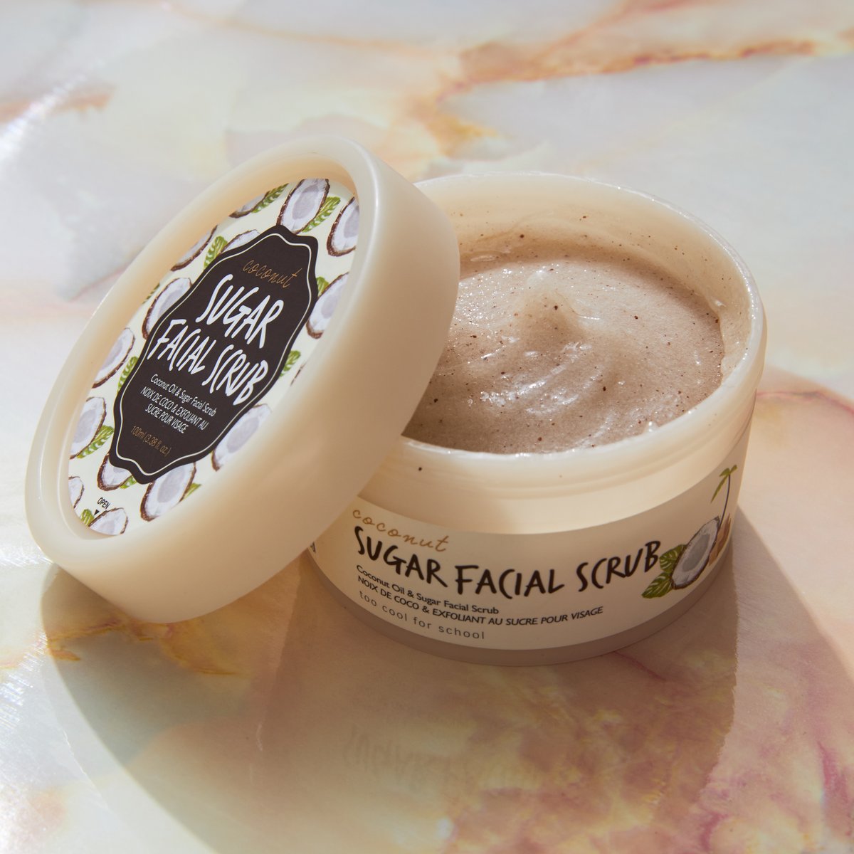 TCFSUK's tweet photo. That fresh face feeling you get after exfoliation! 🥥 Our Coconut Sugar Facial Scrub leaves your skin smooth, polished and soft to the touch. Tag someone who needs to try 🙌 https://t.co/7MHkKUOEbr