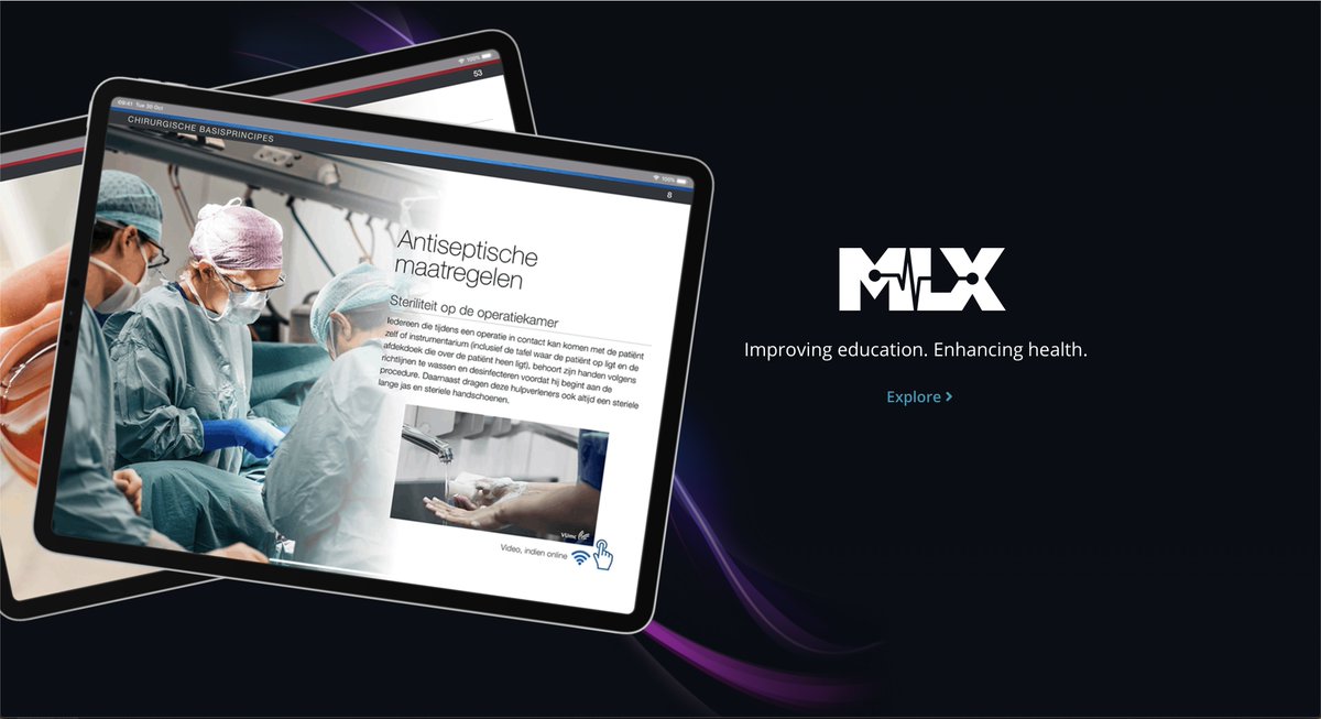 We, at MLX, are proud to have been selected as one of the Top 25 Innovation Start-ups in Education by the jury of Accenture's 2020 BlueTulip Awards.

In 2020, we accelerate and extend our efforts in creating content. Improving education. Enhancing health.

bluetulipawards.nl/en-us/innovati…