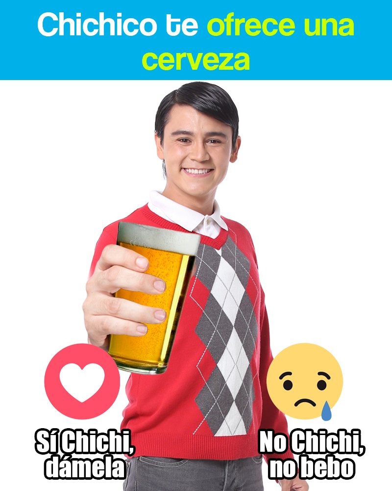 enchufetv's tweet photo. ¡Que no le digas Chichico! 😤 Pero sí lo que le responderías 😀
#Enchufetv #Chichico #Cerveza 
https://t.co/0nxhQHU28Z https://t.co/SwKlPa2p7x