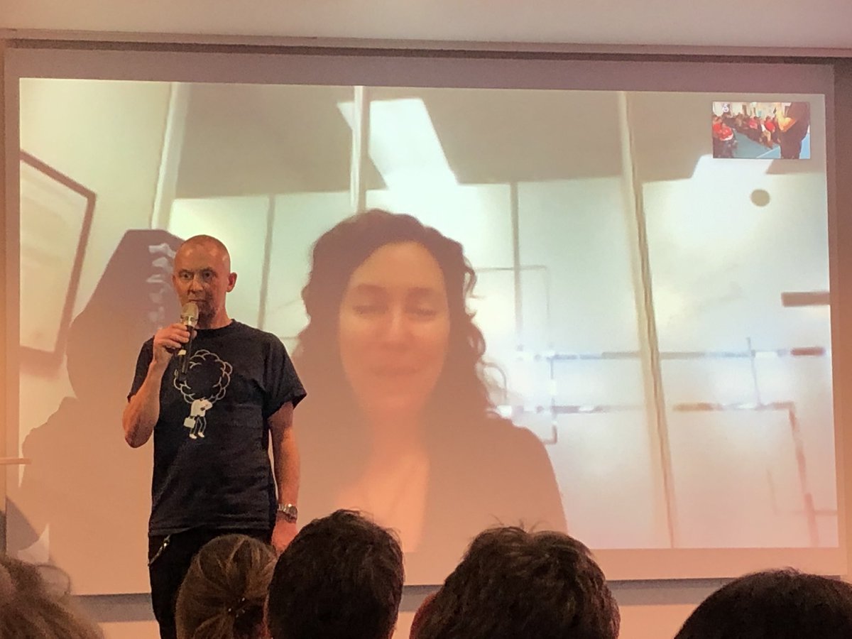 Melanie Robert on live stream from Canada.