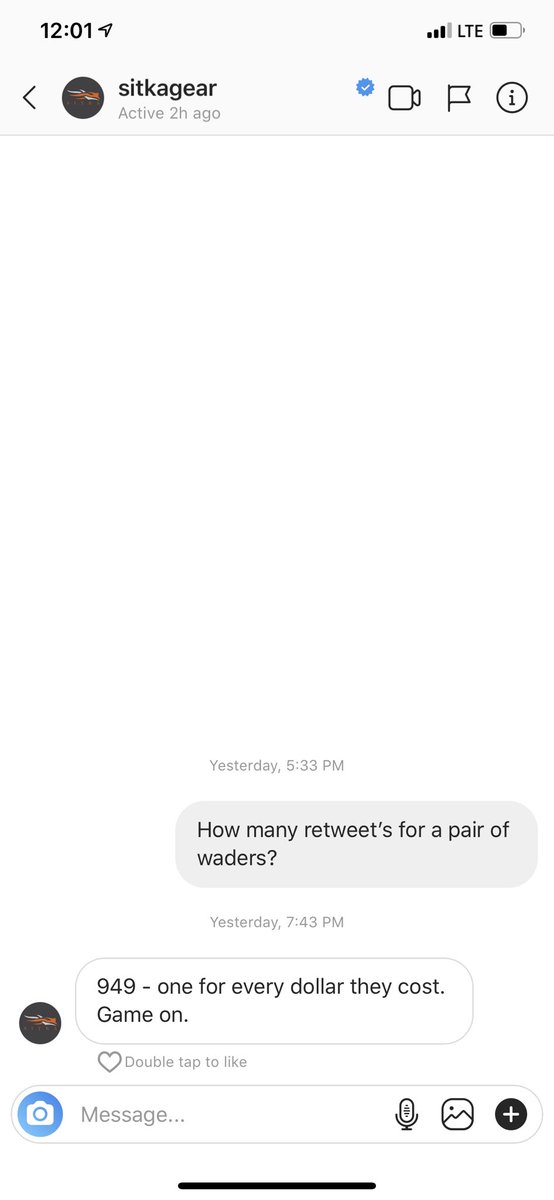 Drewdebusk's tweet photo. Fellow hunters y’all go help a poor boy out and retweet so I can get some free waders!!!! https://t.co/JcKuXYPWMS
