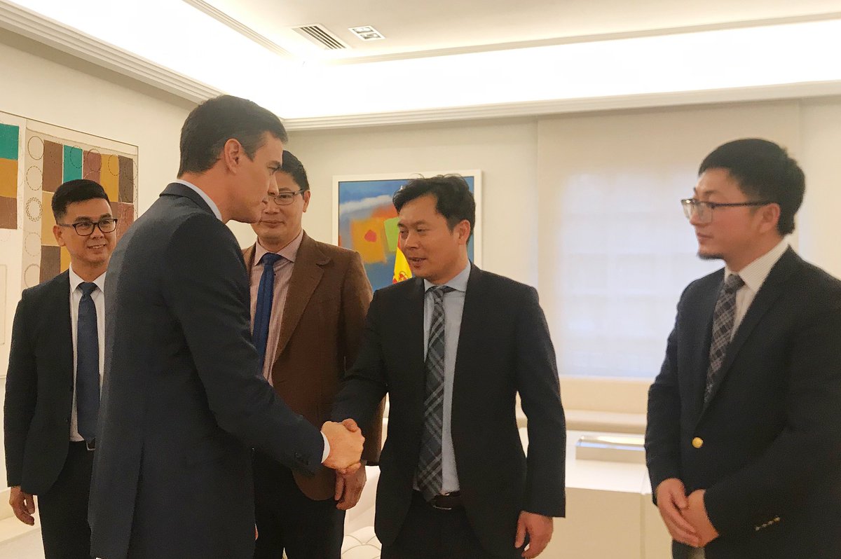 Encuentro con representantes de la Asociación de Chinos en España, ACHE.